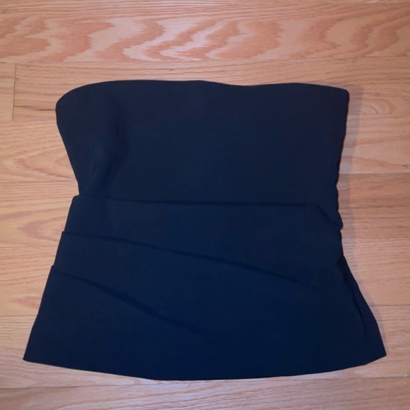 Tube Top Strapless Bare Fitted Jet Black Women’s Small US Dynamite - Picture 5 of 11